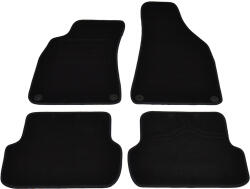  Covorase mocheta Audi A4 B6/B7, negre, set 4 piese, fixare dedicata (840007BLACK)