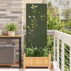 vidaXL Panou Decorativ de Gradina Olivengrønn 50 x 140 cm GartenMobel Dekor (876325)