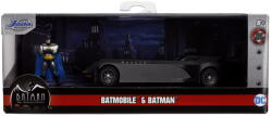 Simba Toys Batmobile Batman cu figurina metalica, model 1: 32 din seria animata (253213004) Figurina