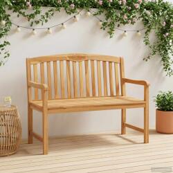 vidaXL Banca din lemn sculptata manual cu flori natural GartenMobel Dekor (42030013)