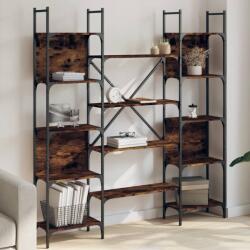 vidaXL Biblioteca, stejar fumuriu, 155, 5x24x166, 5 cm, lemn prelucrat GartenMobel Dekor (838860) Biblioteca