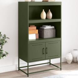 vidaXL Dulap înalt, verde masliniu, 68, 5x38, 5x123, 5 cm, otel GartenMobel Dekor (846504) Comoda