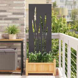vidaXL Panou Decorativ de Gradina Negru 50 x 140 cm GartenMobel Dekor (876308)
