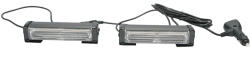  Set 2 lampi LED stroboscopice galbene 12V, 18W, carcasa aluminiu (BK79841)