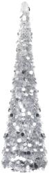 vidaXL Brad de Craciun artificial tip pop-up, argintiu, 150 cm, PET GartenMobel Dekor (320992)