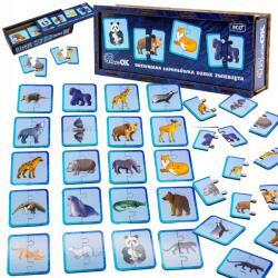  Fából készült puzzle Vadállatok Összeillesztés Fél puzzle szett ( Puz-44657)