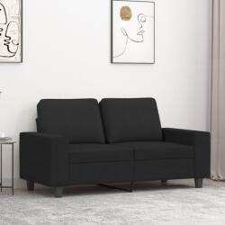 vidaXL Canapea cu 2 locuri, negru, 120 cm, material textil GartenMobel Dekor (359387) Canapea