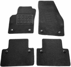  Covorase mocheta Volvo S40 si V50 Facelift 2007-2012 negre, set 4 piese (840375)