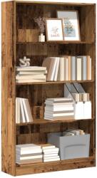 vidaXL Biblioteca, lemn vechi, 80x24x143 cm, lemn prelucrat GartenMobel Dekor (857851) Biblioteca