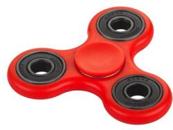 Quer Fidget spinner rosu Quer din ABS, cu rulment 608Z, pentru concentrare si relaxare (ZAB0110R)