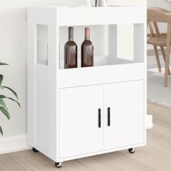 vidaXL Carucior de bar, alb, 60x39, 5x89 cm, lemn prelucrat GartenMobel Dekor (848269) Comoda