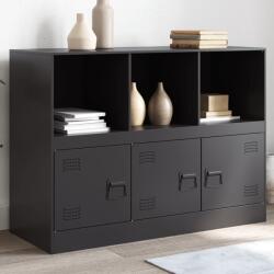 vidaXL Servanta, negru, 99x39x73 cm, otel GartenMobel Dekor (841787) Comoda
