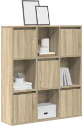 vidaXL Biblioteca, stejar sonoma, 89x24x101, 5 cm, lemn prelucrat GartenMobel Dekor (860402) Biblioteca
