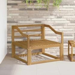 vidaXL Canapea Medie pentru Exterior Lemn Solid de Acacia Alb GartenMobel Dekor (3439023) Canapea