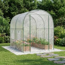 vidaXL Sera cu Cadru 160 x 200 x 192, 5 cm PVC Transparent GartenMobel Dekor (42036862)