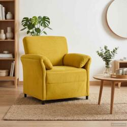 vidaXL Sofa cu un loc Galben 88 x 83 x 95 cm Catifea GartenMobel Dekor (42033932) Canapea