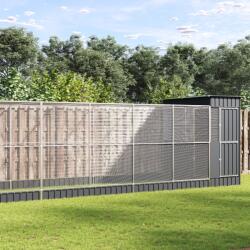 vidaXL Voliera de pasari cu extensie, argintiu, 830x203x216 cm, otel GartenMobel Dekor (3214260)