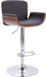 vidaXL Scaun de bar, gri, material textil GartenMobel Dekor (287379)