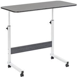 Leziter Masa pentru laptop Leziter 80x40 cm, înaltime reglabila, cu roti, negru (LYHL-030-BL)