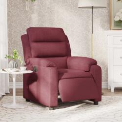 vidaXL Fotoliu rabatabil electric, rosu vin, material textil GartenMobel Dekor (3204959)