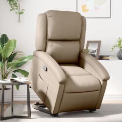vidaXL Fotoliu rabatabil cu ridicare, cappuccino, piele ecologica GartenMobel Dekor (3204232)