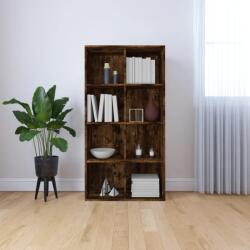 vidaXL Biblioteca/dulap, stejar fumuriu, 66x30x130 cm, lemn prelucrat GartenMobel Dekor (815249) Biblioteca