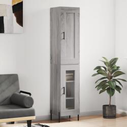 vidaXL Dulap înalt, gri sonoma, 34, 5x34x180 cm, lemn prelucrat GartenMobel Dekor (3200399) Comoda