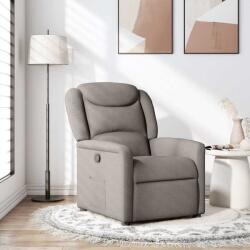 vidaXL Fotoliu rabatabil, gri taupe, material textil GartenMobel Dekor (4015603)