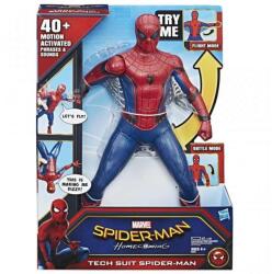 Hasbro Figurina interactiva Spider-Man Tech Suit cu sunete, lumini si proiectil (B9691) Figurina