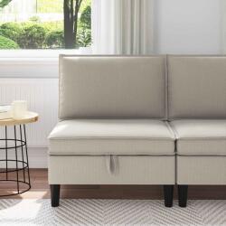 vidaXL Canapea mijlocie cu depozitare Ovaz Catifea GartenMobel Dekor (42027116) Canapea