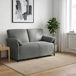 vidaXL Canapea cu 2 locuri Gri închis 158 x 83 x 95 cm Catifea GartenMobel Dekor (42033954) Canapea