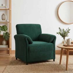 vidaXL Sofa cu un loc Verde închis 88 x 83 x 95 cm Catifea GartenMobel Dekor (42033927) Canapea