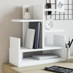 vidaXL Organizator de birou, alb, 49x20x52, 5 cm, lemn prelucrat GartenMobel Dekor (848073)