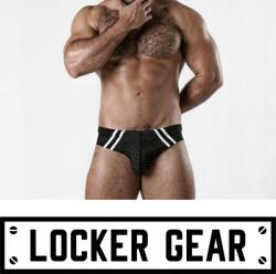 Locker Gear Fetish Wear Locker Gear Férfi Úszónadrág Darkroom Swim Brief Mesh LK9001 3XL (LK9001)