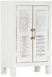 vidaXL Servanta, alb, 55x30x90 cm, lemn masiv de acacia GartenMobel Dekor (351612) Comoda