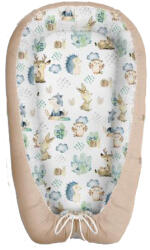 Klups Cuib bebe Klups Forest World cu plapuma si perna, satin 100% bumbac (00081580)