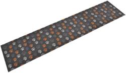 vidaXL Covor de bucatarie lavabil Paws, 60x300 cm, catifea GartenMobel Dekor (136575) Pres