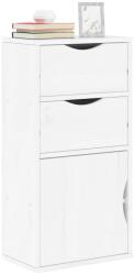 vidaXL Dulap lateral cu sertare ODDA alb 40x24x79 cm lemn masiv de pin GartenMobel Dekor (4103598) Comoda