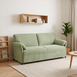 vidaXL Sofa cu 3 locuri Verde deschis 198 x 83 x 95 cm Catifea GartenMobel Dekor (42033970) Canapea
