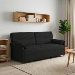 vidaXL Sofa cu 3 locuri Negru 198 x 83 x 95 cm Tesatura GartenMobel Dekor (42033913) Canapea