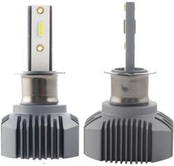 Techstar Set 2 LED-uri Auto Techstar® S1, H3, 40w, 4000 Lumeni, 6500K, AUTO, 12-24 Volti, CSP, Canbus, Radiator Aluminiu (SKU2419)