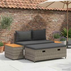 vidaXL Set de canapele de exterior 4-Numar de locuri 4 pcs GartenMobel Dekor (42025891)