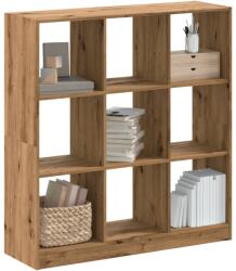 vidaXL Biblioteca, stejar artizanal, 102x32x108 cm, lemn prelucrat GartenMobel Dekor (3307845) Biblioteca