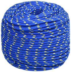 vidaXL Franghie pentru Barca, Lungime 100 m, Grosime 10 mm, Polipropilena, Albastru (152455)