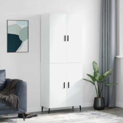 vidaXL Dulap înalt, alb, 69, 5x34x180 cm, lemn compozit GartenMobel Dekor (3195691) Comoda