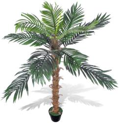vidaXL Palmier de cocos artificial, cu ghiveci, 140 cm GartenMobel Dekor (241357)