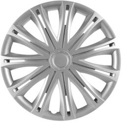 Automax Set 4 capace roti 14 inch Spark argintiu din ABS rezistent (8184)