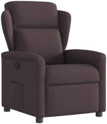 vidaXL Fotoliu rabatabil, maro închis, material textil GartenMobel Dekor (4015581)