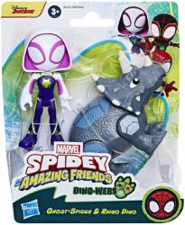 Hasbro Set figurine Marvel Spidey Dino-Webs Ghost-Spider si Rhino Dino Hasbro (F9478_G0122) Figurina