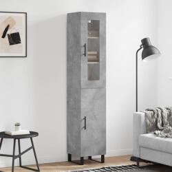 vidaXL Dulap înalt, gri beton, 34, 5x34x180 cm, lemn prelucrat GartenMobel Dekor (3199197) Comoda
